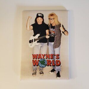 Vintage Wayne's World Wayne Garth 1997 NBC Photo Refrigerator Locker Magnet 2x3